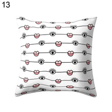 Cargar imagen en el visor de la galería, Funda de cojín cuadrada con estampado de labios sexis, funda de cojín, decoración del sofá del hogar del coche