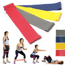 Cargar imagen en el visor de la galería, Juego de tubos de resistencia de 4 Uds., gimnasio, ejercicio físico, entrenamiento, bandas de entrenamiento de Yoga pesadas, regalo