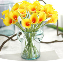 Cargar imagen en el visor de la galería, Ramo de novia de flor de lirio de Cala Artificial, decoración del hogar de boda de tacto Real, 1 ud.