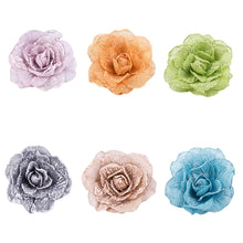 Cargar imagen en el visor de la galería, Tieback de cortina de ventana con forma de flor, hebilla magnética, retención de cortina, decoración del hogar