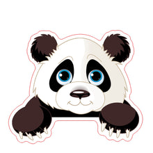 Cargar imagen en el visor de la galería, Animales lindos elefante gato Panda jirafa pegatina para interruptor de pared extraíble pegatina para el hogar