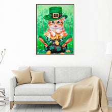 Cargar imagen en el visor de la galería, Lindos animales perro león gato punto de cruz DIY resina diamante pintura decoración del hogar