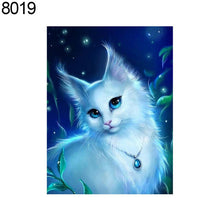 Cargar imagen en el visor de la galería, Lindos animales perro león gato punto de cruz DIY resina diamante pintura decoración del hogar