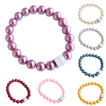 Учитај слику у прегледач галерије, Елегантан АБС вештачки бисер, магнетна копча, завеса са прстенастим ужетом, кућни декор