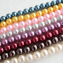 Учитај слику у прегледач галерије, Елегантан АБС вештачки бисер, магнетна копча, завеса са прстенастим ужетом, кућни декор