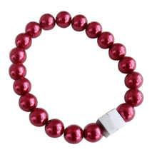 Учитај слику у прегледач галерије, Елегантан АБС вештачки бисер, магнетна копча, завеса са прстенастим ужетом, кућни декор