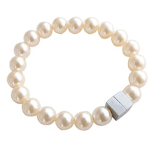 Учитај слику у прегледач галерије, Елегантан АБС вештачки бисер, магнетна копча, завеса са прстенастим ужетом, кућни декор