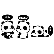 Учитај слику у прегледач галерије, Прекрасне налепнице за прозоре на вратима собе из цртаног филма Панда Децор налепница за уклоњиви зидни прекидач
