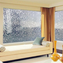 Cargar imagen en el visor de la galería, Pegatina de vidrio en forma de adoquín, película estática para puerta de baño y ventana, decoración del hogar