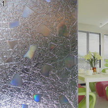 Cargar imagen en el visor de la galería, Pegatina de vidrio en forma de adoquín, película estática para puerta de baño y ventana, decoración del hogar