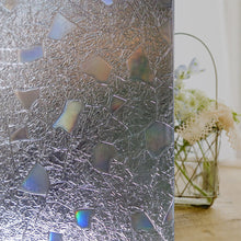 Cargar imagen en el visor de la galería, Pegatina de vidrio en forma de adoquín, película estática para puerta de baño y ventana, decoración del hogar