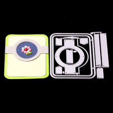 Учитај слику у прегледач галерије, Поклопац картице са шупљим кругом. Уради сам, шаблон за резање декора