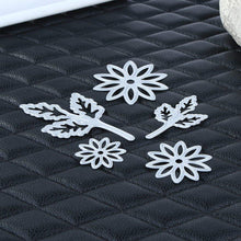 Cargar imagen en el visor de la galería, Troqueles de corte con relieve de acero al carbono, hoja de flores, decoración artesanal para álbum de recortes, 5 uds.