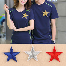 Cargar imagen en el visor de la galería, 10 unids/set estrella bordado hierro en parche DIY ropa apliques pegatina insignia
