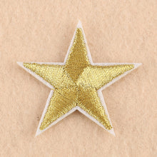 Cargar imagen en el visor de la galería, 10 unids/set estrella bordado hierro en parche DIY ropa apliques pegatina insignia