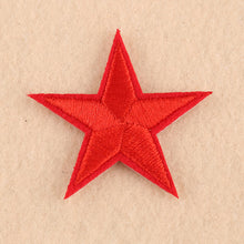 Cargar imagen en el visor de la galería, 10 unids/set estrella bordado hierro en parche DIY ropa apliques pegatina insignia