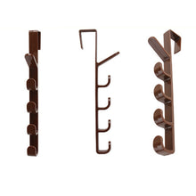 Cargar imagen en el visor de la galería, Gancho colgador de puerta multifuncional, soporte de almacenamiento de ropa para el hogar, estante colgante para toallas