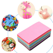 Load image into Gallery viewer, 40Pcs Mixed Color Soft Nonwoven Felt Fabric Sheets Kids DIY Craft Patchwork