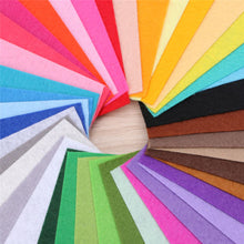 Load image into Gallery viewer, 40Pcs Mixed Color Soft Nonwoven Felt Fabric Sheets Kids DIY Craft Patchwork