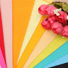 Load image into Gallery viewer, 40Pcs Mixed Color Soft Nonwoven Felt Fabric Sheets Kids DIY Craft Patchwork