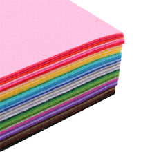 Load image into Gallery viewer, 40Pcs Mixed Color Soft Nonwoven Felt Fabric Sheets Kids DIY Craft Patchwork