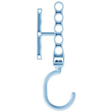 Cargar imagen en el visor de la galería, Ganchos de suspensión multicapa de plástico para el hogar, hebilla fija, ropa antideslizante para el hogar