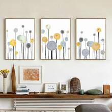 Cargar imagen en el visor de la galería, Póster impreso de árbol abstracto moderno, decoración de pintura en lienzo sin marco para café en casa