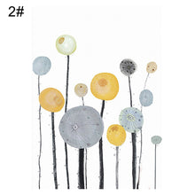 Cargar imagen en el visor de la galería, Póster impreso de árbol abstracto moderno, decoración de pintura en lienzo sin marco para café en casa