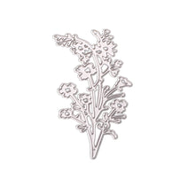 Cargar imagen en el visor de la galería, Plantilla de troquel de corte de Metal con flores de primavera, decoración de caja de regalo para tarjetas de papel