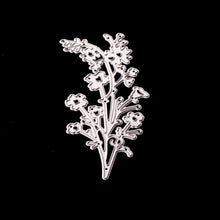 Cargar imagen en el visor de la galería, Plantilla de troquel de corte de Metal con flores de primavera, decoración de caja de regalo para tarjetas de papel
