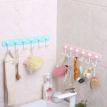 Cargar imagen en el visor de la galería, 6 ganchos giratorios de 360 grados, colgador de pared adhesivo, herramienta de cocina, toallero