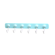 Cargar imagen en el visor de la galería, 6 ganchos giratorios de 360 grados, colgador de pared adhesivo, herramienta de cocina, toallero