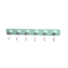 Cargar imagen en el visor de la galería, 6 ganchos giratorios de 360 grados, colgador de pared adhesivo, herramienta de cocina, toallero