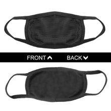 Cargar imagen en el visor de la galería, Respirador de mascarilla bucal de algodón antipolvo para ciclismo, color negro, para hombres y mujeres