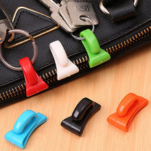 Cargar imagen en el visor de la galería, 2 uds perchas de plástico llavero cadena soporte bolso de hombro gancho interior