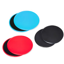 Cargar imagen en el visor de la galería, 1 par de deslizadores de Fitness, deslizadores centrales, entrenamiento, gimnasio, ejercicios, discos deslizantes asd