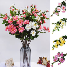 Cargar imagen en el visor de la galería, 1 pieza Artificial 7 cabezas Iceberg Rosa flor hogar Hotel tienda cafetería decoración regalo