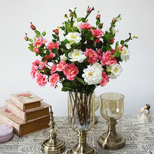 Cargar imagen en el visor de la galería, 1 pieza Artificial 7 cabezas Iceberg Rosa flor hogar Hotel tienda cafetería decoración regalo