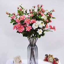 Cargar imagen en el visor de la galería, 1 pieza Artificial 7 cabezas Iceberg Rosa flor hogar Hotel tienda cafetería decoración regalo