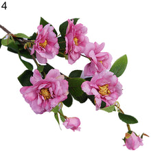 Cargar imagen en el visor de la galería, 1 pieza Artificial 7 cabezas Iceberg Rosa flor hogar Hotel tienda cafetería decoración regalo