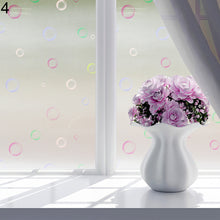 Учитај слику у прегледач галерије, Купатило Лептир Буббле Фловер Фростед Децоративе Приваци Виндов Стицкер Филм