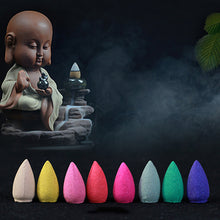 Load image into Gallery viewer, 50 Pcs Natural Smoke Backflow Incense Cones Aromatherapy Room Fragrance