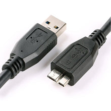 Load image into Gallery viewer, High Speed Male USB3.0 A to Micro B Cable Connector for External Hard Drive Disk