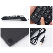Cargar imagen en el visor de la galería, Teclado numérico con cable Mini USB de 18 teclas teclado numérico para PC ordenador portátil