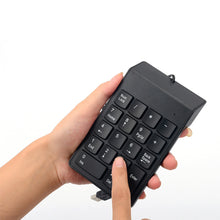 Cargar imagen en el visor de la galería, Teclado numérico con cable Mini USB de 18 teclas teclado numérico para PC ordenador portátil