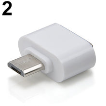 Cargar imagen en el visor de la galería, Adaptador Micro USB macho a USB 2,0 hembra, convertidor OTG para teléfono con tableta Android
