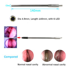 Учитај слику у прегледач галерије, ВиФи ендоскоп 4,9 мм сочиво ухо нос медицински бороскоп инспекција отоскоп камера