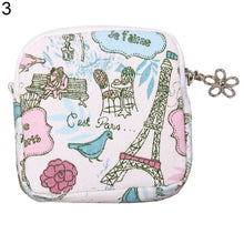 Учитај слику у прегледач галерије, Женске девојке са патент затварачем торбица за слатке карикатуре, држач за салвете, торба за пешкире