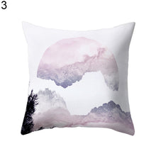 Cargar imagen en el visor de la galería, Funda de cojín cuadrada abstracta con decoración moderna para sala de estar de 18 pulgadas