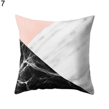 Cargar imagen en el visor de la galería, Funda de cojín cuadrada abstracta con decoración moderna para sala de estar de 18 pulgadas